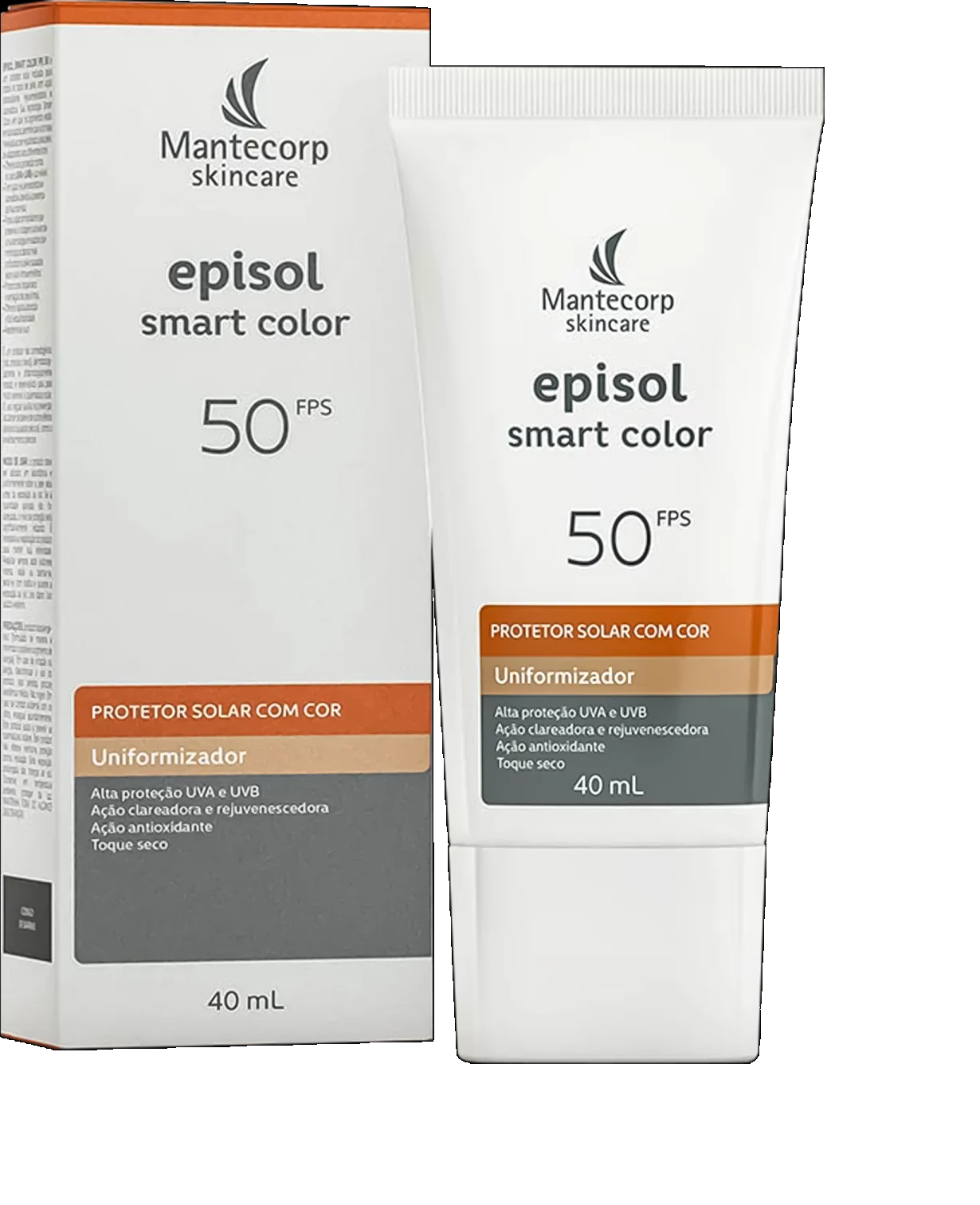 Episol smart color FPS 50 Protetor Solar Facial com Cor (40ml)